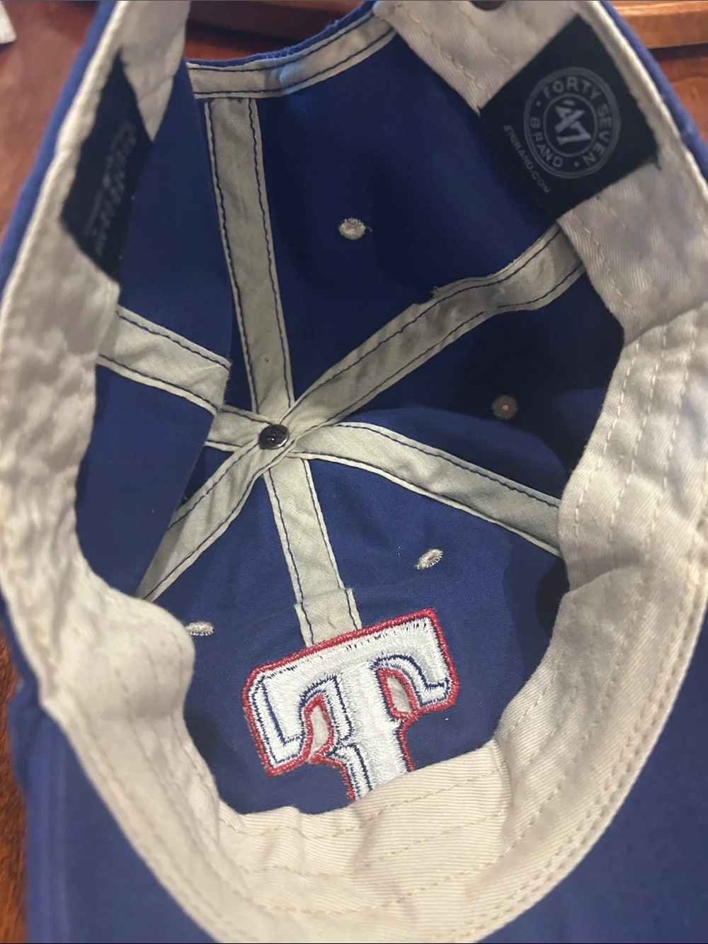 Texas Rangers ‘47 Brand Adjustable Hat MLB Genuine Merchandise